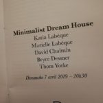 Minimalist Dream House, París (Thom Yorke)